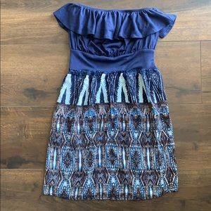 Derek Heart Strapless Mini Dress; Size XS